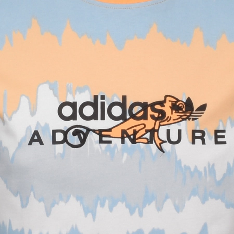 Alternative Image for Productadidas Originals Adventure T Shirt Orange3